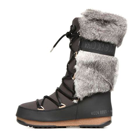 BOTAS APRES SKI Moon Boot MONACO TE WP Après skis mujer black mud