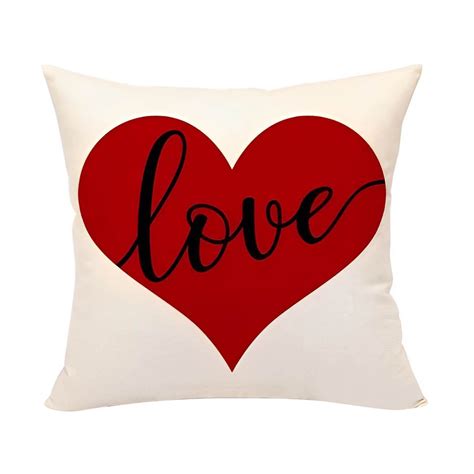 Clearance Zainafacai Throw Pillows For Couch Valentine S Day Pillow