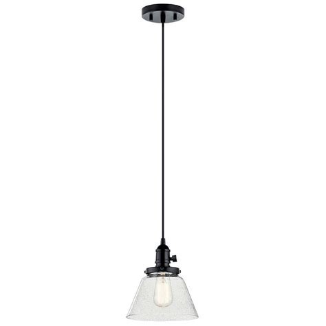 Avery 1125 Inch Mini Pendant Black Kichler Lighting