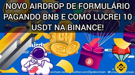 NOVO AIRDROP De Formulário Muito Fácil E Como LUCREI 10 Dólares