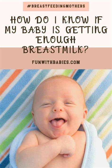 How Do I Know If My Baby Is Getting Enough Breastmilk Baby