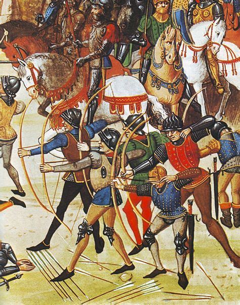 English Archers In Battle With The Longbow In The Middle Ages The 16th