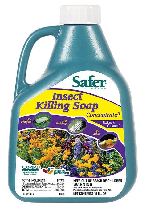 Safer Insect Killing Soap Concentrate Pint