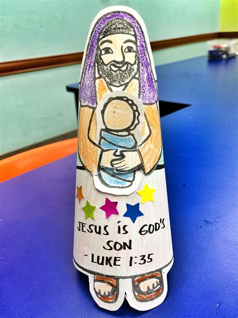 Simeon And Anna Met Jesus Jesus Is God S Son Luke 1 35 Jesus Said Do  Bible Crafts