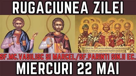 Rug Ciunea Zilei De Miercuri Mai Praznuim Sf Mc Vasilisc I