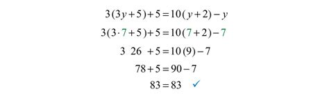 Identity Equations And One Step Equations