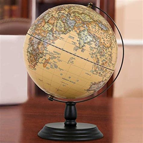 Diam Tre Globe R Tro Bureau Rotation G Ographie Monde Globe Relief