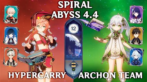 C6 Yanfei Hypercarry And C0 Nahida Archon Team Spiral Abyss 4 4