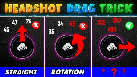 Free Fire Headshot Drag Trick Tamil Top 3 Headshot Drag In Free Fire