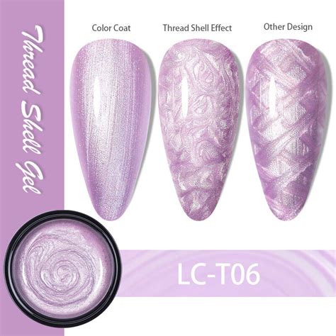 LILYCUTE 7ML Sequins Gel Nail Polish UV LED Magnetic Thread Gel Varnish