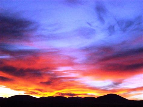 Bright Colors In The Fading Arizona Sunset Sky At Wupatki Flickr