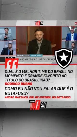 SportsCenter Brasil on Twitter CONFIANÇA O Botafogo é favorito ao