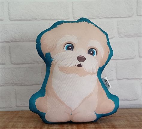 Almofada Boneco Naninha Cachorrinho Shih Tzu São Fofinhos