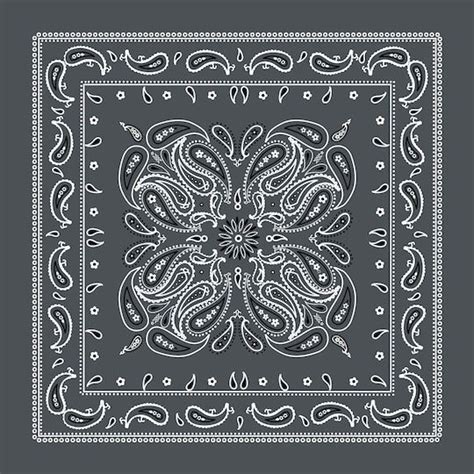 Darice® Paisley Bandana In Gray 21 X 21 Michaels® Hood