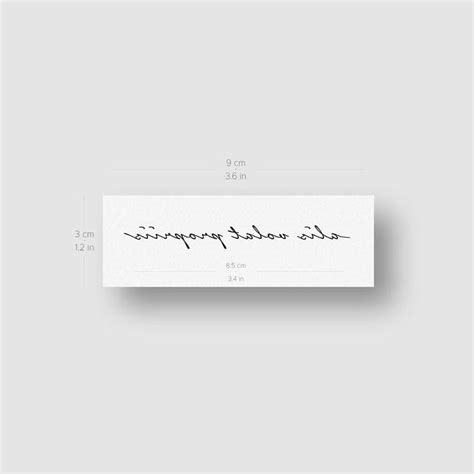 Alis Volat Propriis Temporary Tattoo Set Of 3 Tattoo Set Alis