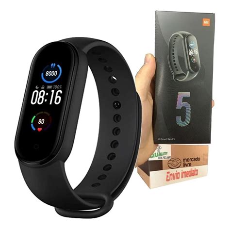 Rel Gio Smartwatch Mi Band Preto Em Promo O Ofertas Na Americanas