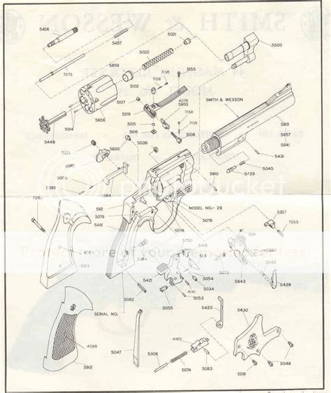 Smith And Wesson Revolver Parts Diagram