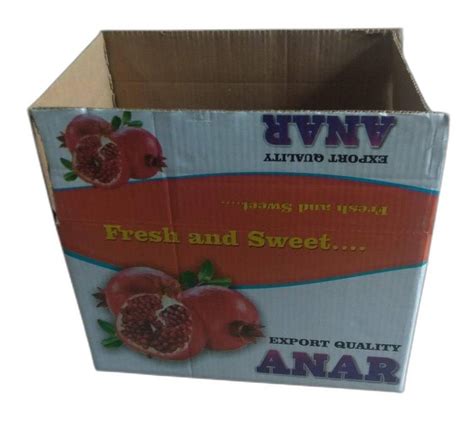 Printed Fruit Packaging Corrugated Box At Rs 65 Piece Fruit And