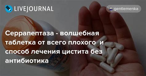 Серрапептаза - волшебная таблетка от всего плохого и способ лечения ...