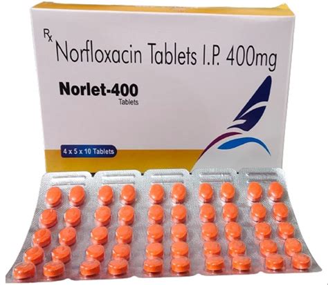 Norfloxacin Tablets Ip 400mg At ₹ 365box In Chandigarh Id 23480856497