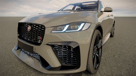 Jaguar F-Pace SVR 2023 3D Model by AlphaGroup