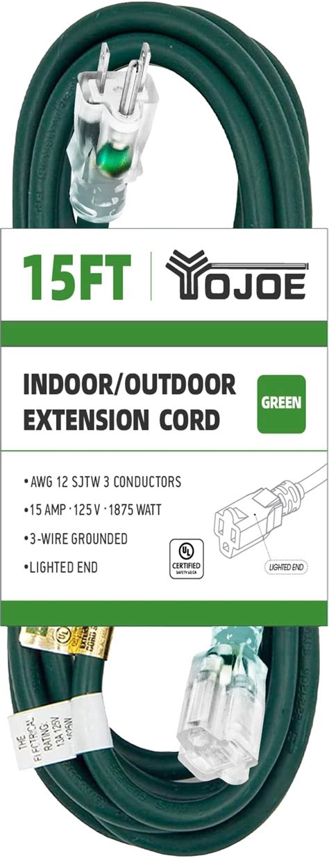 Amazon Honderson Ft Lighted Outdoor Extension Cord