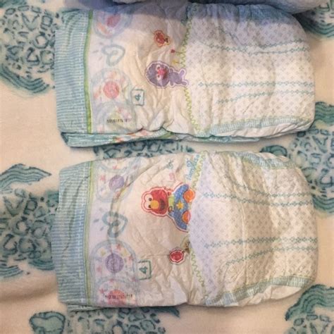 Pampers | Other | 4 Diapers Size 4 Pampers Babydry Sesame Street | Poshmark