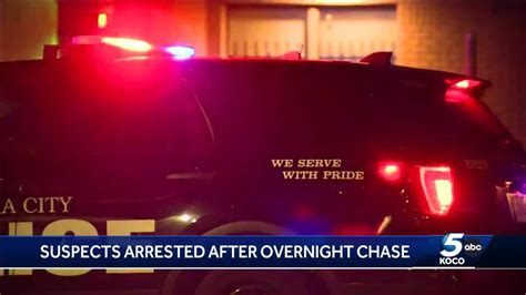 5 In Custody After Armed Robbery Suspects Lead Okc Police On Chase