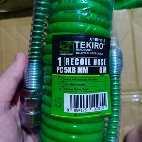 Jual Tekiro Recoil Hose Tekiro Selang Angin Kompresor 5x8mm Pjg 6m