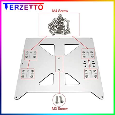 Reprap Prusa I3 Anycubic MEGA I3 Eloxiertem Aluminium Legierung Erhitzt