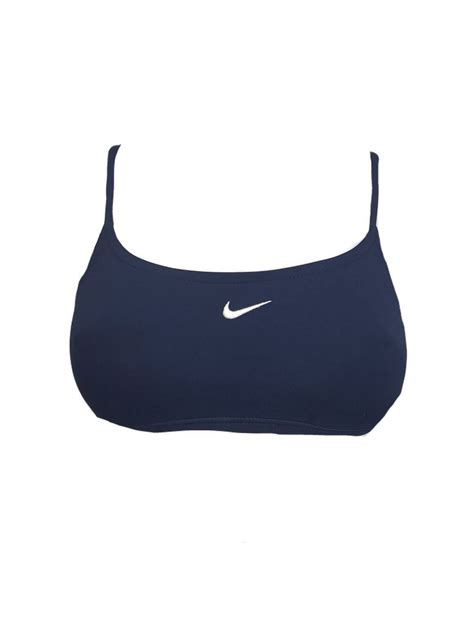 Nike Womens Poly Core Solid Sport Top 2pc Swimsuit 2016