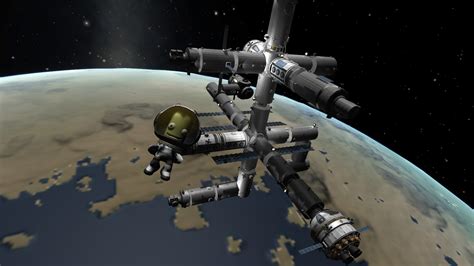 The Largest Station I Ve Ever Built In KSP So Far R KerbalSpaceProgram