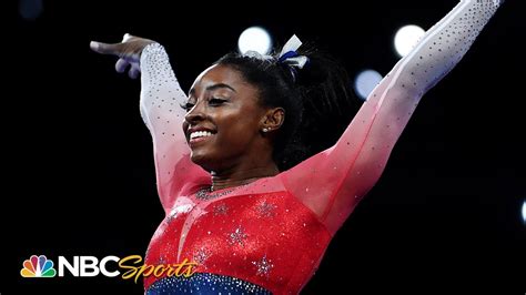 Simone Biles Dominates For Record Breaking 21st Gold In Team Usas Victory Nbc Sports Gentnews