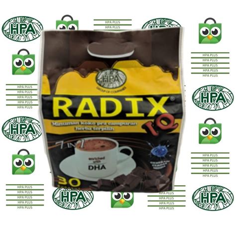 Jual Radix Iq Hpa Malaysia Isi Sachet Impor Dijamin Ori Kota