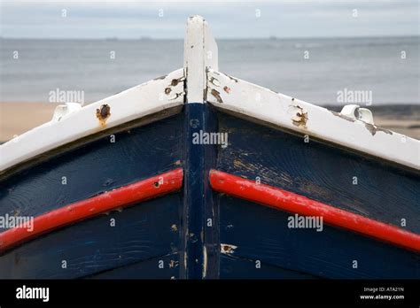 Traditional Wooden Coble Fishing Boat Stock Photos Traditional Wooden