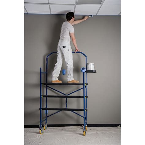 Werner Steel 6.7-ft H x 6-ft L Portable Scaffold 900-lb in the Scaffolding department at Lowes.com