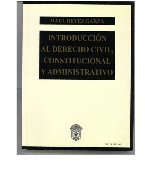 Introduccion AL Derecho Civil Constitucional Y Administrativo Pdf