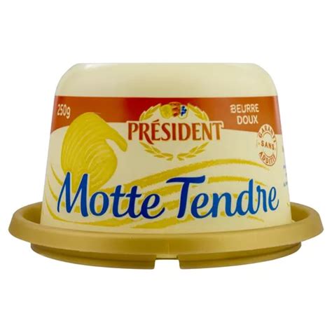 Manteiga sem Sal Président Motte Tendre Pote 250g MercadoLivre