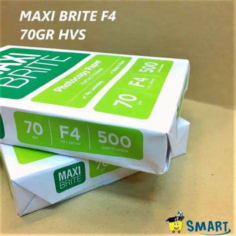 KERTAS HVS MAXI BRITE F4 70 GRAM Lazada Indonesia