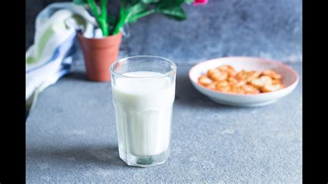 Soy Milk Recipe How To Make Soya Milk From Soya Beans Youtube