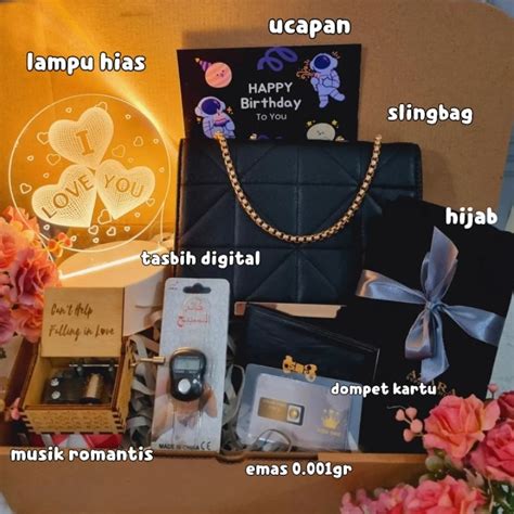 Jual Hampers Cewek Kotak Musik Kado Pacar Hadiah Cewek Shopee