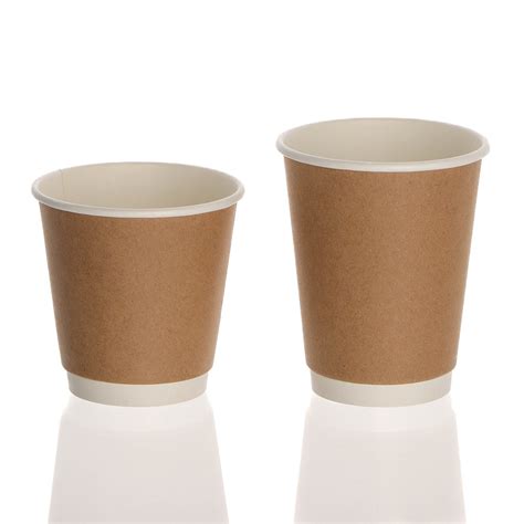 Custom 16oz 12oz Biodegradable PLA Coated Disposable Coffee Paper Cup