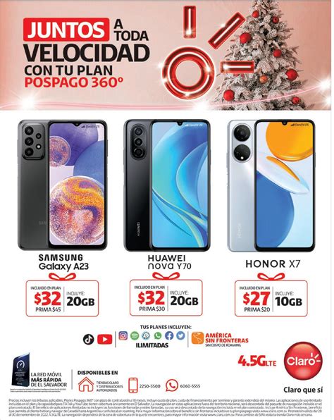 Ofertas De Celulares Pospago En Claro El Salvador Noviembre