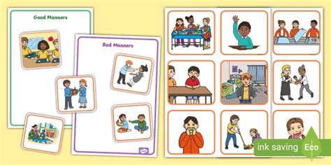 Good And Bad Manners Worksheet öğretmen Yaptı Twinkl