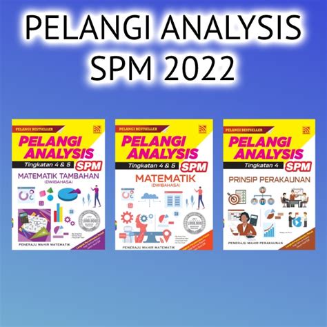 BUKU LATIHAN KERJA PELANGI ANALYSIS SPM 2022 Shopee Malaysia