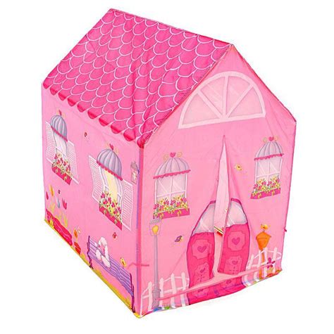 Barraca Casinha Tenda Toca Cabana Infantil Menina Rosa DM Toys