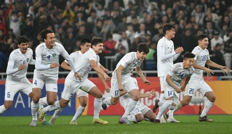 Q Final Penalty Shootout Win Takes Uzbekistan Through