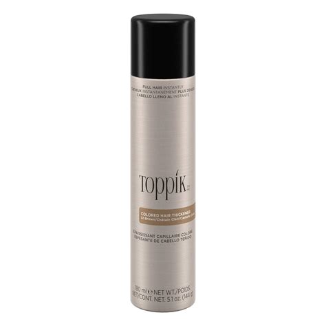 Toppik Colored Hair Thickener Light Brown Volumizing Root