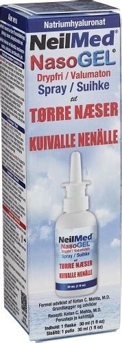 Neilmed Nasogel Spray Ml Apteekkishop Fi