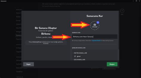 Discord Sunucu Şablonları Nasıl Oluşturulur Birkonu